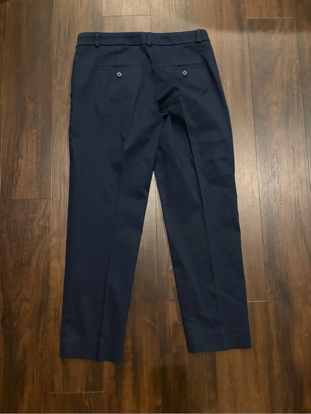 Banana Republic Avalon Pants 6 Navy Straight Trouser
